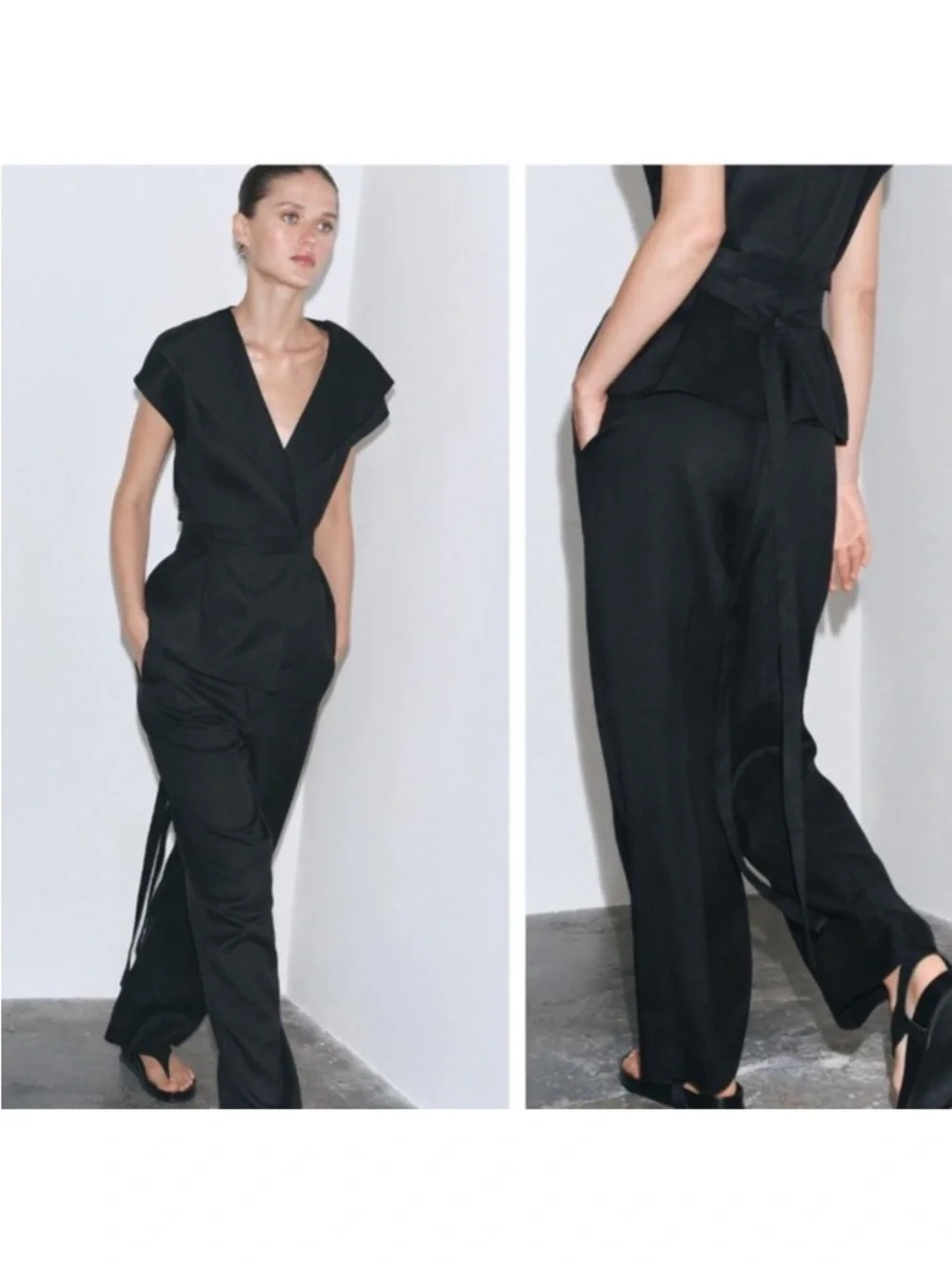 NWT ZARA 100% LINEN WIDE PANTS  🚨FIRM PRICE NO DISCOUNT
